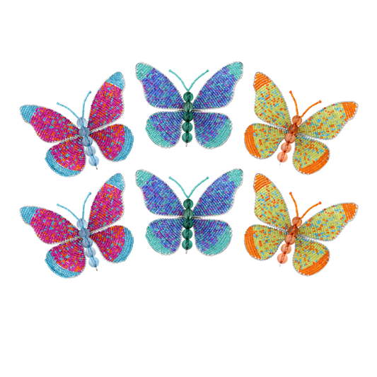 Butterfly, Sm Asst  (Set of 6)
