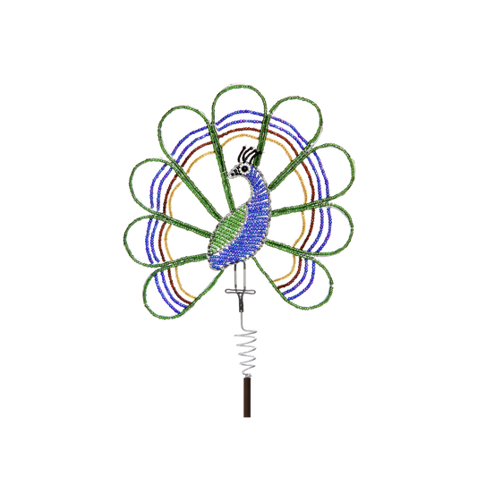 Peacock Garden Stake (Set of 3)