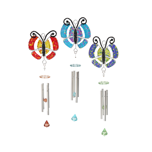 Butterfly Wind Chime, Sm Asst  (Set of 3)