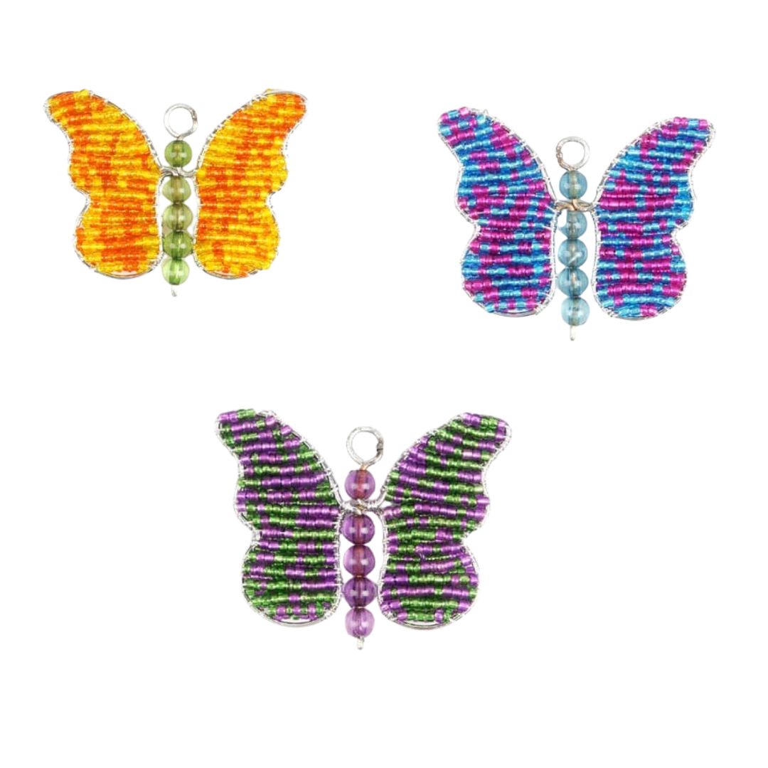 Butterfly Keyring (Set of 6)