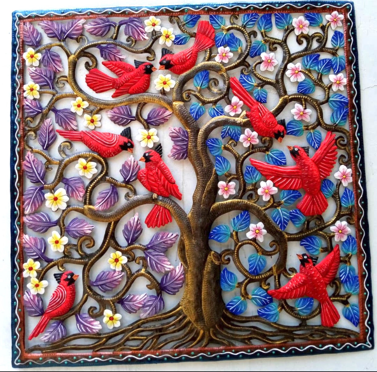 Painted Cardinal Tree of Life